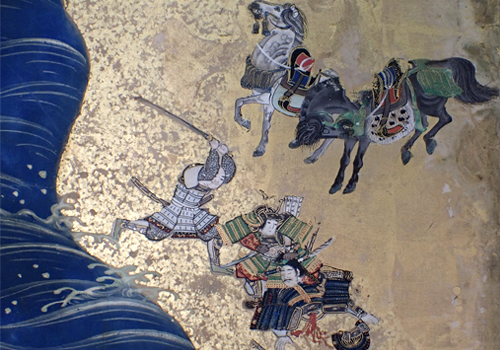 海上へ敗走する平家のイメージ